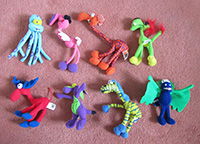 Bendable zoo buddies